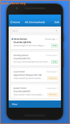 Salesfloor screenshot