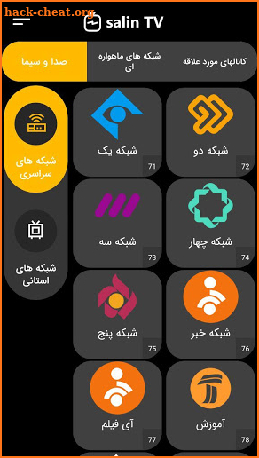 شبکه های ماهواره ای و تلویزیونی Salin Tv screenshot