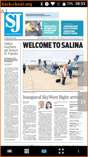 Salina Journal eEdition screenshot