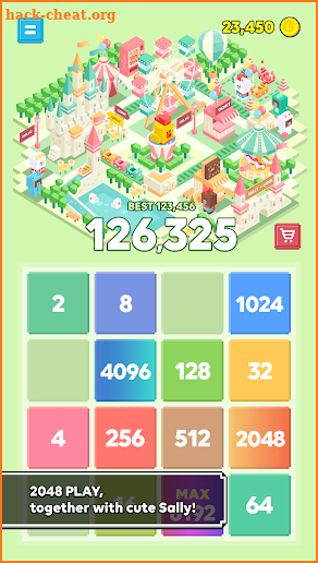 SALLYLAND 2048 screenshot