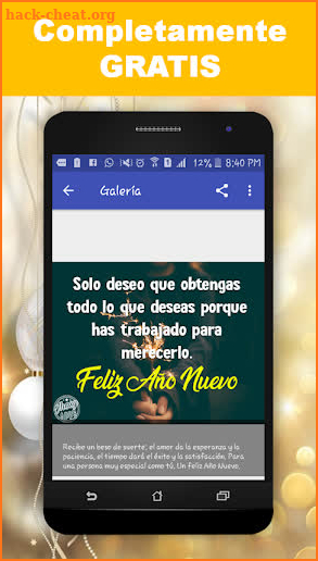 Saludos de Feliz Año Nuevo 2021 screenshot