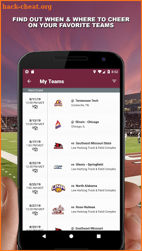 Saluki Athletics screenshot