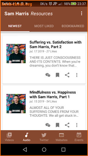 Sam Harris @TheResourcesGuru screenshot