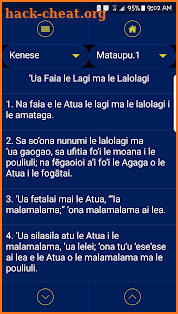 Samoan Bible screenshot