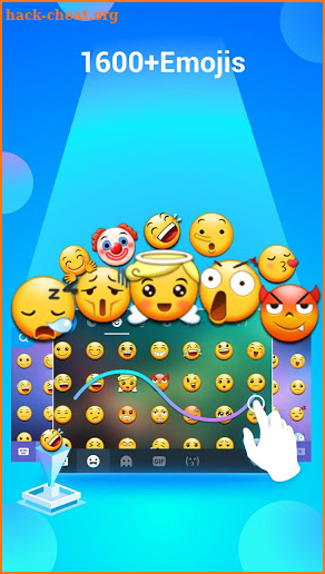 Samsung Galaxy Emoji Free, Kika Keyboard emoticons screenshot