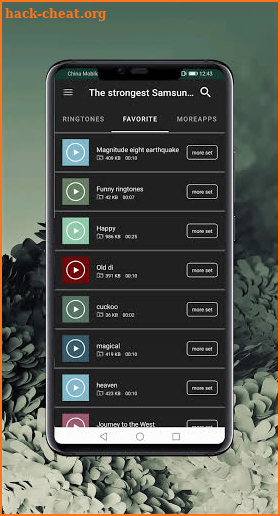 Samsung Galaxy S21 Ringtones screenshot