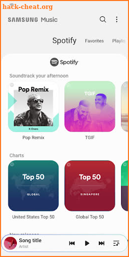 Samsung Music screenshot