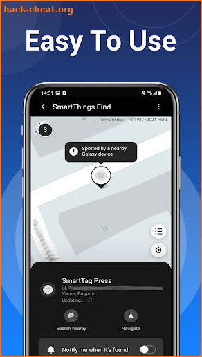 Samsung SmartTag screenshot