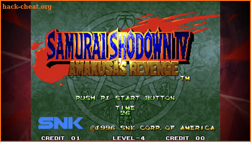 SAMURAI SHODOWN IV ACA NEOGEO screenshot