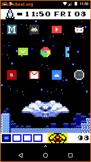 Samus Returns Android KLWP Theme GBC screenshot