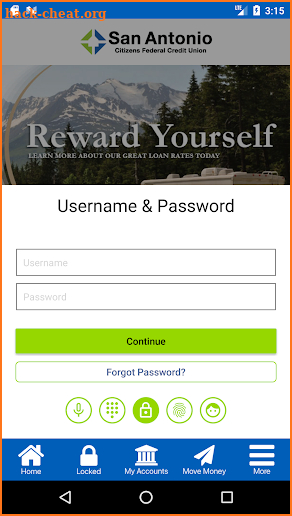 San Antonio Citizens FCU screenshot