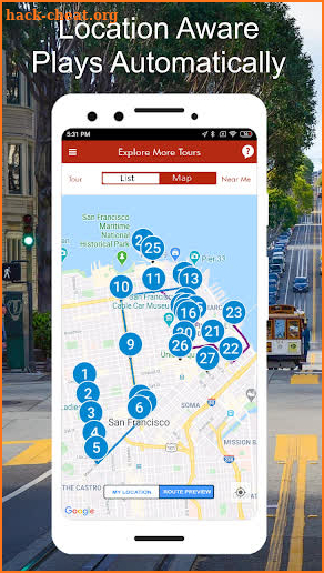 San Francisco California Driving Tour Guide screenshot