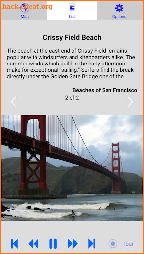 San Francisco Golden Gate Tour screenshot