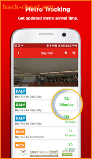 San Francisco Metro & Bus Tracker screenshot