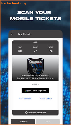 San Jose Earthquakes screenshot