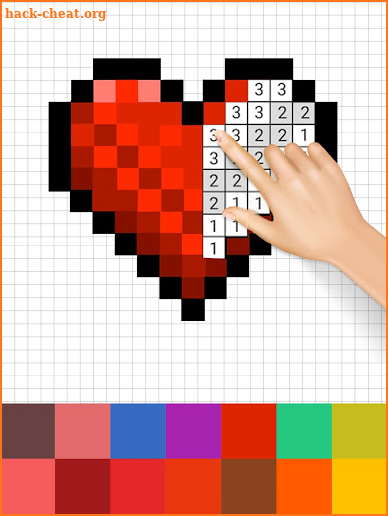 Sandbox Color By Number Pixel Art Coloring Book screenshot