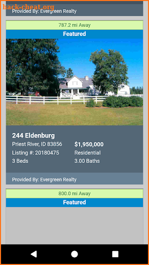 Sandpoint Idaho Real Estate screenshot