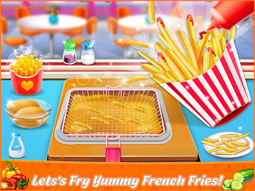 Sandwich And Fries Maker: Fast Food Cooking Games screenshot