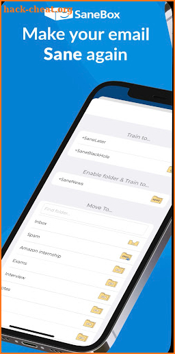 Sanebox - Smart Email Cleaner screenshot