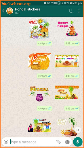 Sankranti Stickers for WhatsApp | Pongal Stickers screenshot