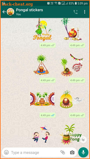 Sankranti Stickers for WhatsApp | Pongal Stickers screenshot