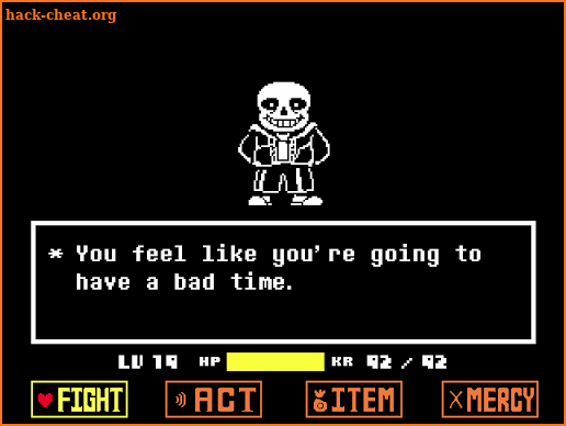 Sans Fight Recreation screenshot