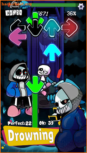 Sans FNF DUSTALLE Mod screenshot