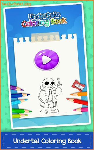 sans under coloring tale cartoon screenshot