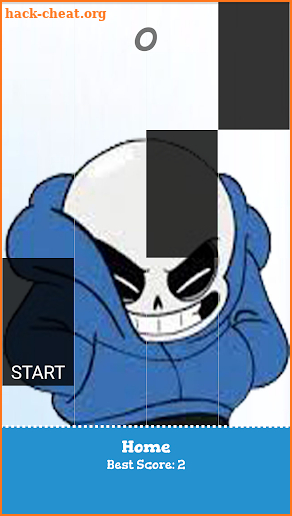 Sans Undertale Megalovania Piano Tiles screenshot