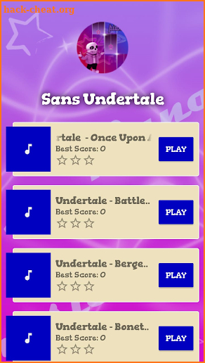 Sans Undertales : Piano Tiles screenshot