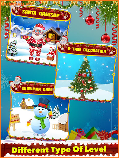 Santa And Snowman Dressup And Decoration screenshot