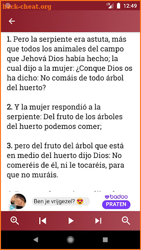 Santa Biblia screenshot