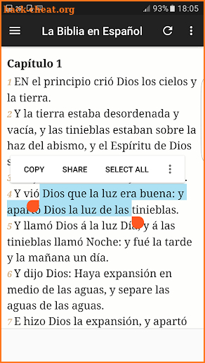 Santa Biblia Reina Valera screenshot