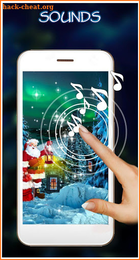 Santa Christmas House live wallpaper screenshot