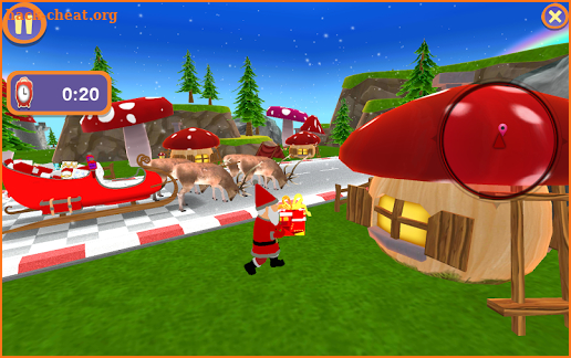 Santa Christmas Infinite Track screenshot