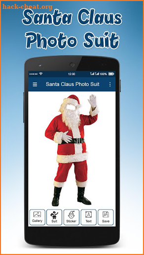 Santa Claus Christmas Photo Suit screenshot