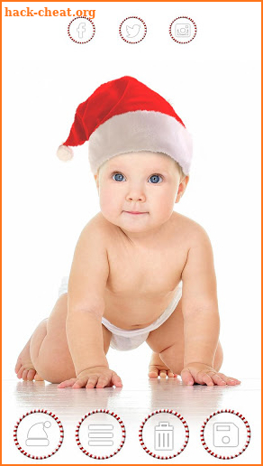 Santa Claus Hat Stickers – Christmas Photo Editor screenshot