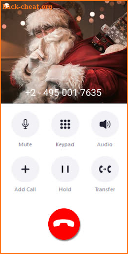 Santa Claus is coming call - Let’s call and chat screenshot