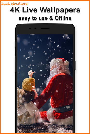 Santa Claus Live Wallpaper HD screenshot