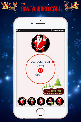 Santa Claus Video Call : Live Santa Video Call screenshot