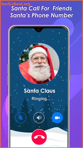 Santa Claus Video Calling Simulator screenshot