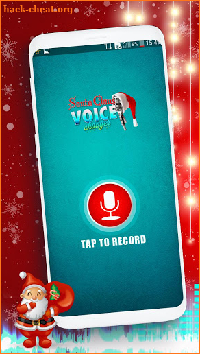 Santa Claus Voice Changer with Effects screenshot