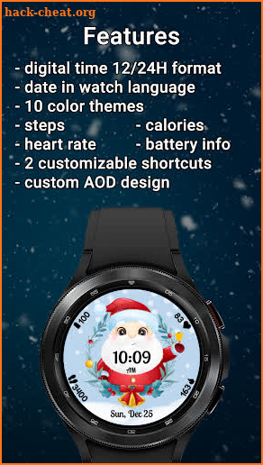 Santa Clock screenshot