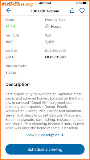 Santa Cruz Real Estate screenshot