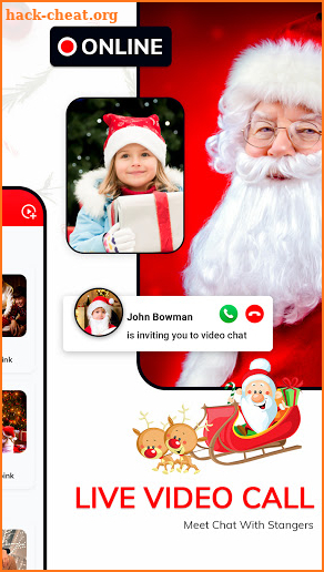 Santa Fake Video Call - Santa FakeTime prank screenshot