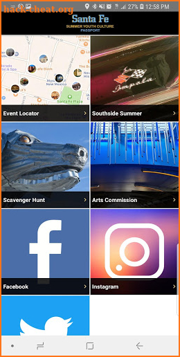 Santa Fe Summer Youth Culture Passport screenshot