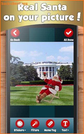 Santa In Photo – Santa Photo Stickers screenshot