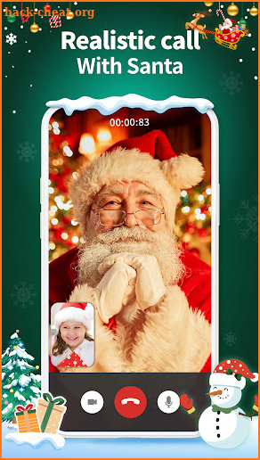 Santa Prank Call: Fake video screenshot