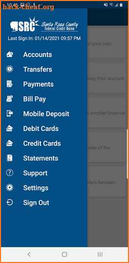 Santa Rosa County FCU screenshot