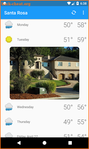 Santa Rosa,CA - weather and more screenshot